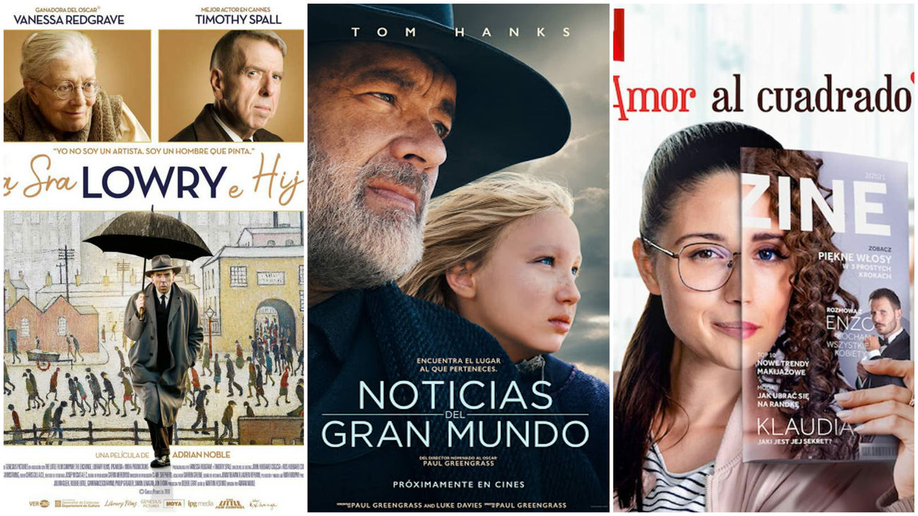 Estrenos de cine...  contados de otra manera: Vaqueros, pintores y periodistas