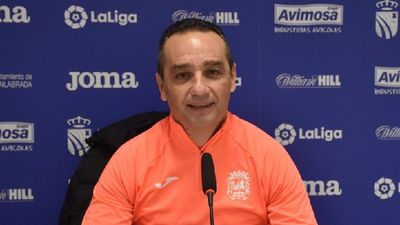 Oltra, entrenador del Fuenlabrada: "El entrenador solo vive del resultado"