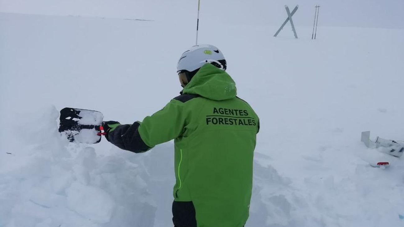 El 112 alerta del riesgo de aludes en la Sierra de Guadarrama para este fin de semana