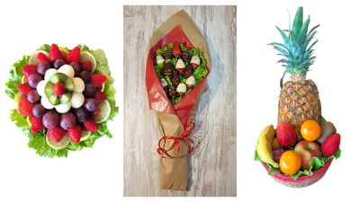 Ramos de frutas para regalar en San Valentín