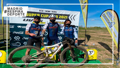 Luca Pérez y Josefina Casadey, campeones de MTB en Cadalso de los Vidrios