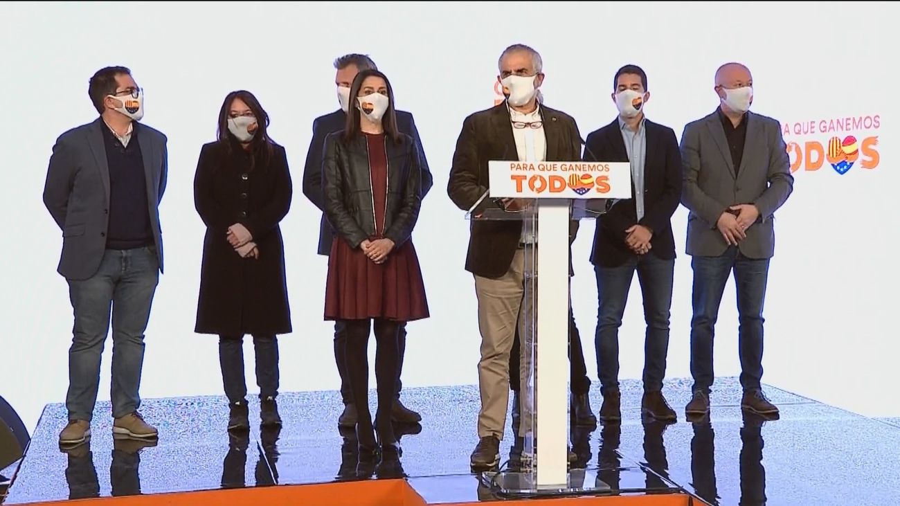 Arrimadas descarta dimisiones o ceses tras la debacle electoral de Ciudadanos