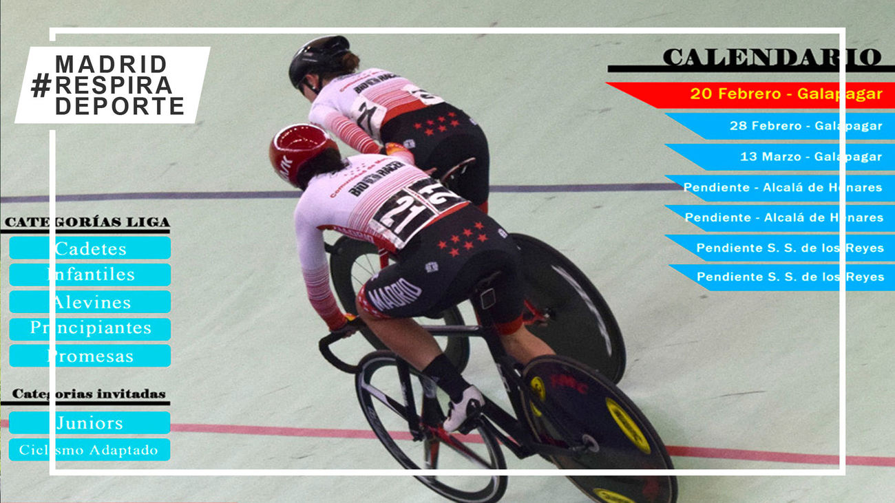 Todo listo para el inicio de la Liga de Ciclismo en Pista de Madrid