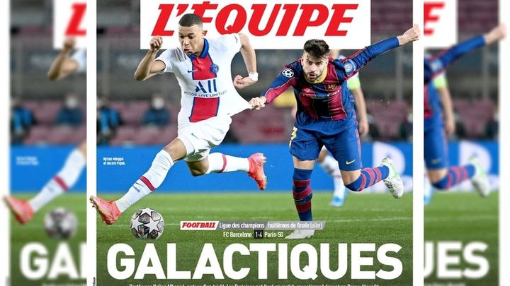 Portada del L'Equipe / L'Equipe