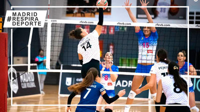 Camila Hiruela, del Voleibol Madrid, MVP Iberdrola de la última jornada