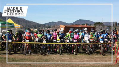 Banderazo de salida a la Super Cup MTB de maratón en Aldea del Fresno