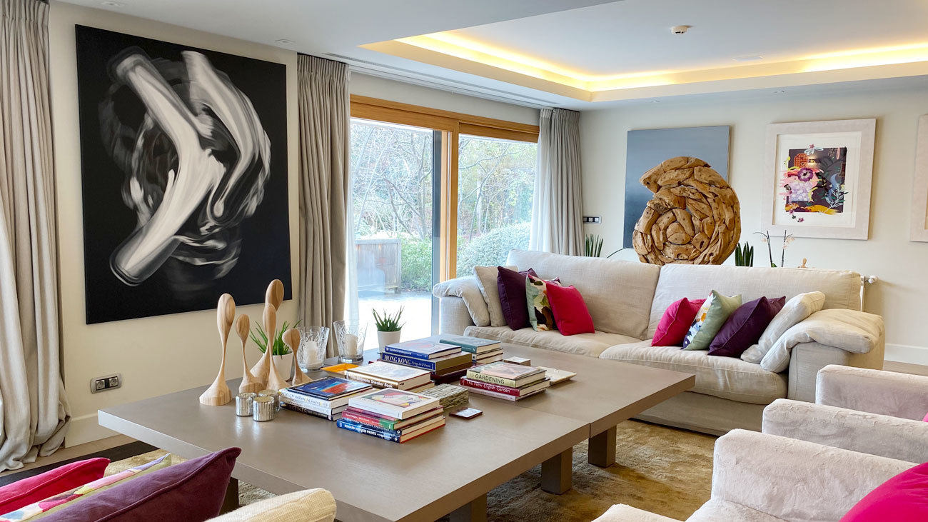 El efecto de usar luces de candilejas en los techos