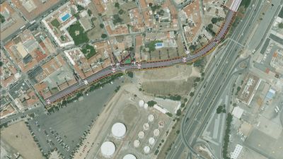 Comienzan las obras de circunvalación del casco histórico de Barajas por la calle Ayerbe