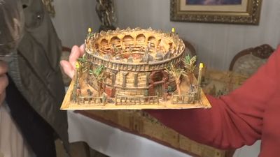 Todo un pueblo hecho con cerillas