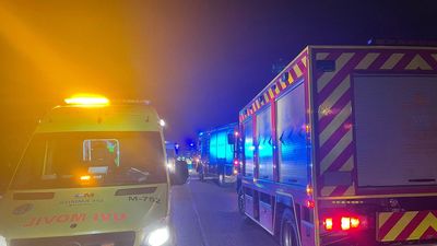 Cuatro heridos en un accidente de coche en la M-111, a la altura de San Sebastián de los Reyes