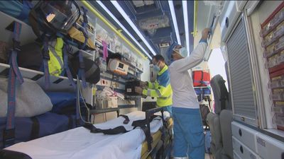 Música en las ambulancias  del 112 para amenizar el traslado de los enfermos