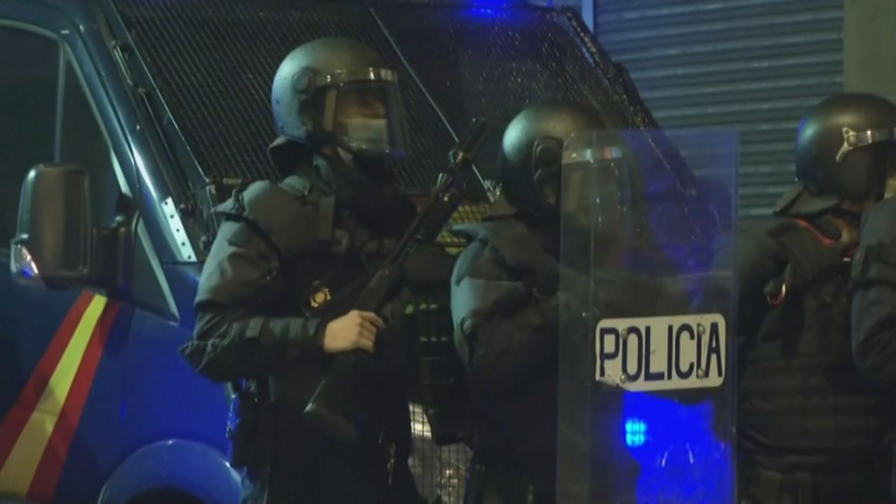 Sexta noche de disturbios en Barcelona