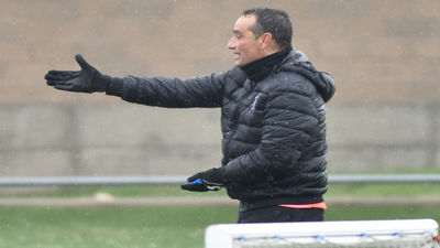 Nos colamos en un entrenamiento de José Luis Oltra con el Fuenlabrada