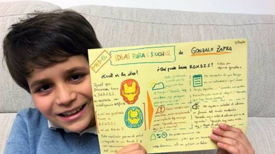 Gonzalo, un niño madrileño y también superhéroe con ideas contra la pérdida auditiva