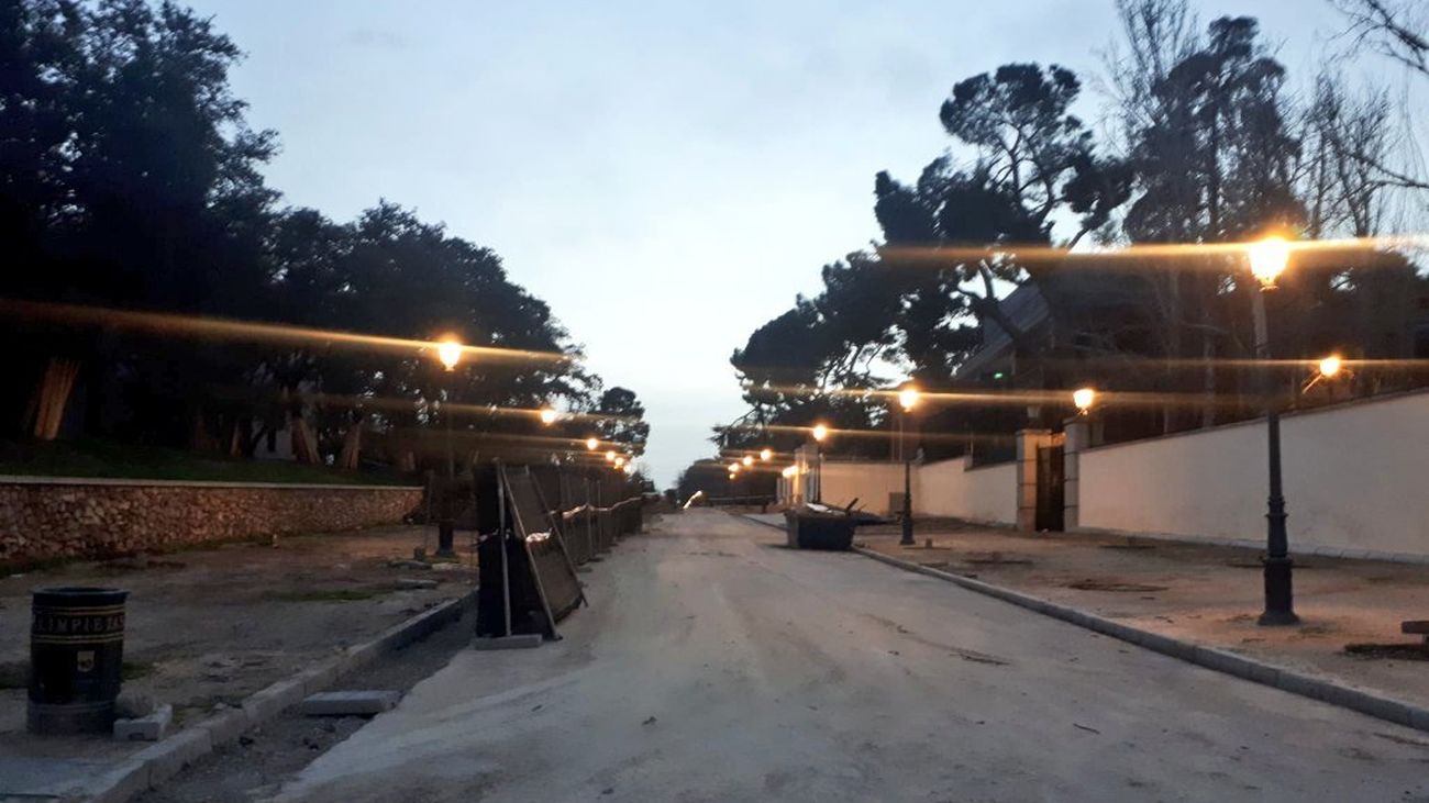 Uno de los accesos a El Retiro