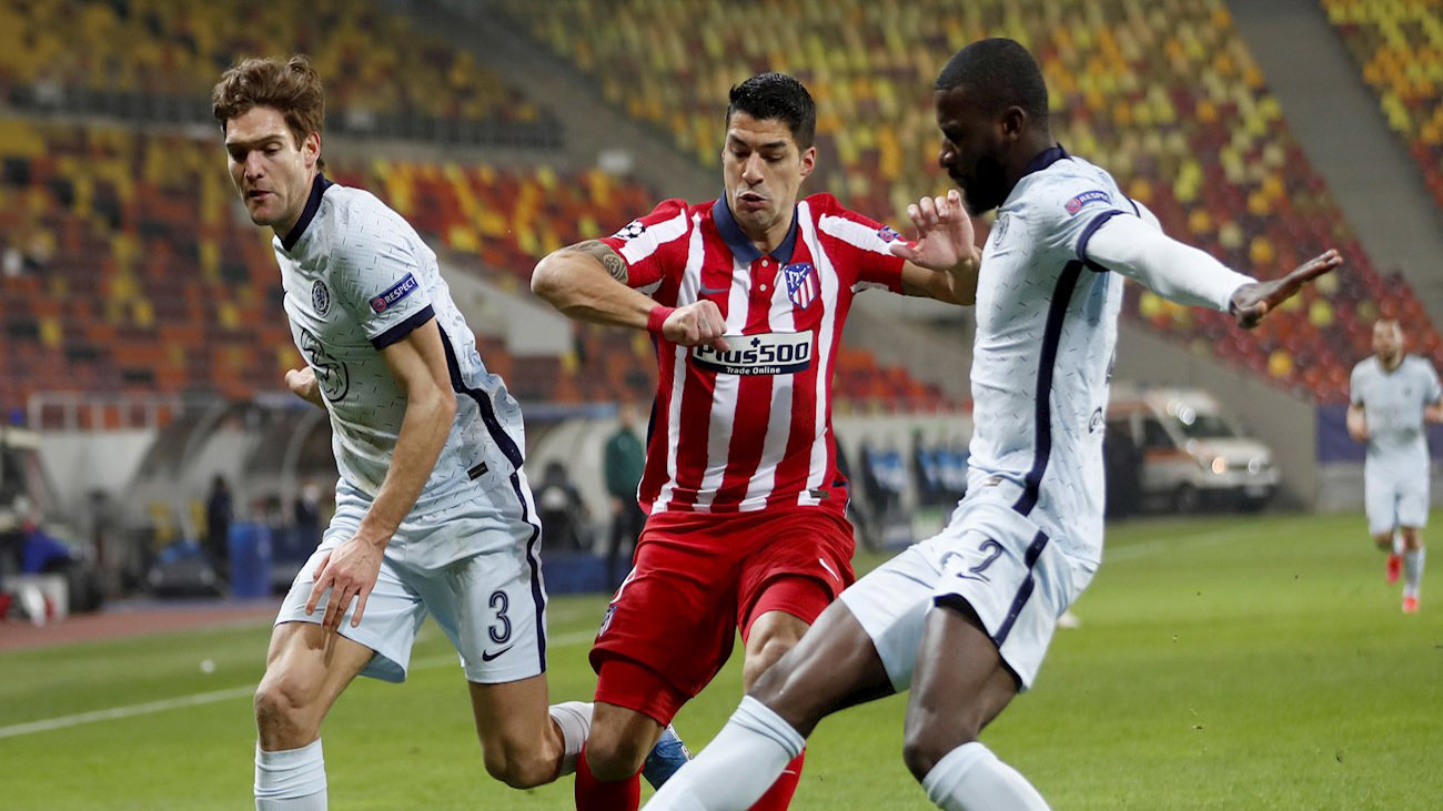 Luis Suárez ante el Chelsea