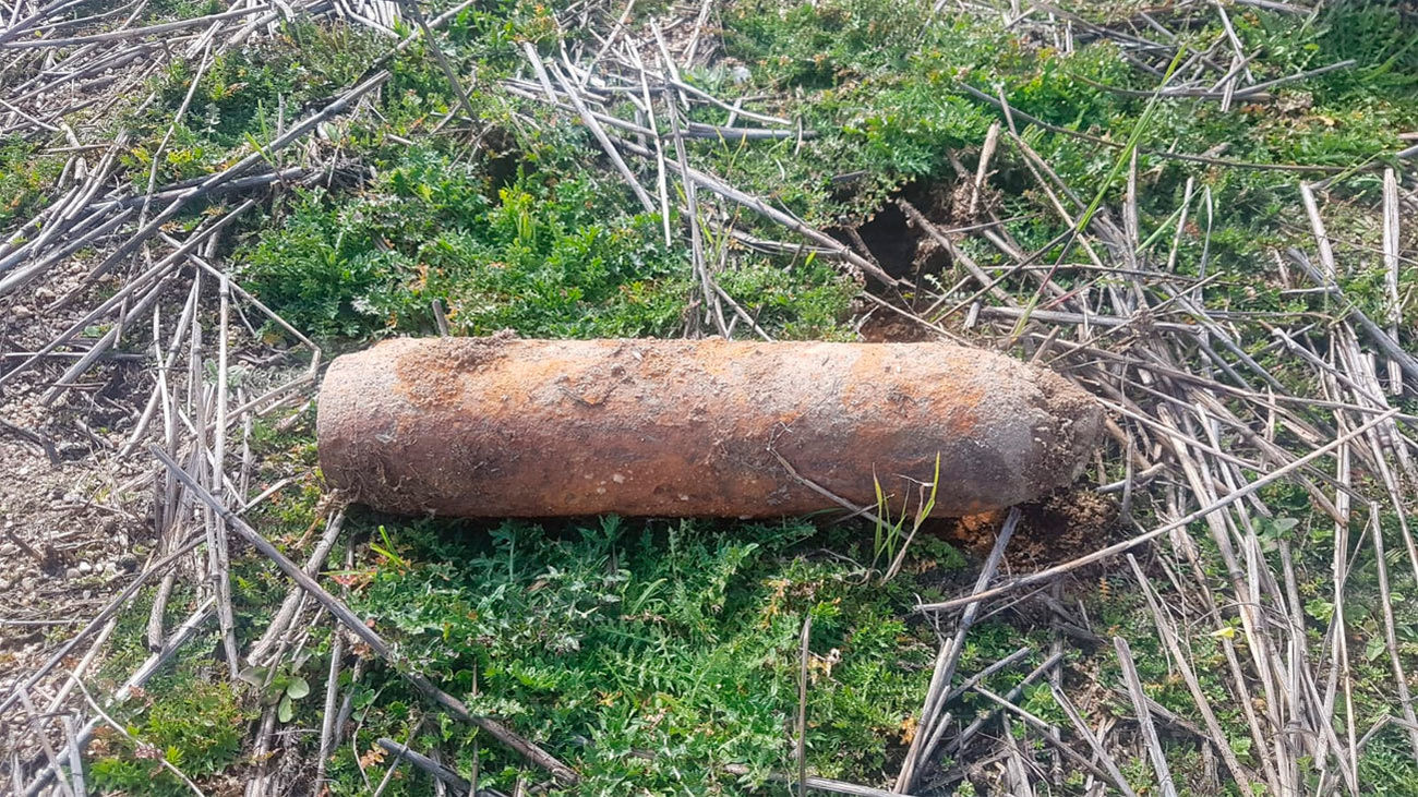 Explosivo de la guerra civil en Arroyomolinos