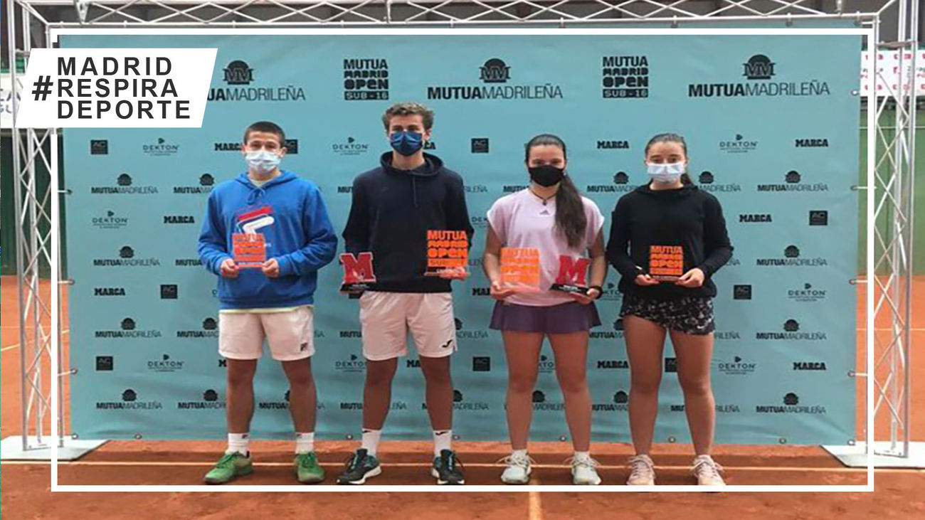 Victorias de Rafael Segado y Cristina Ramos en el segundo torneo del Mutua Madrid Open Sub'16