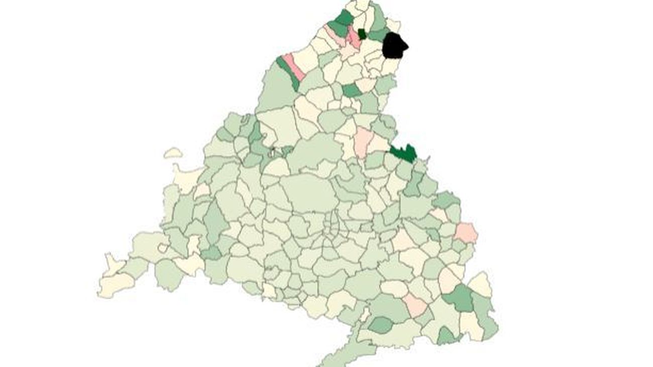 Madrid sigue bajando los contagios de Covid y solo pequeños pueblos se quedan 'en rojo'