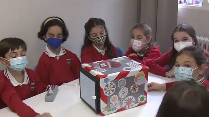Alumnos de Galapagar inventan un sistema para ventilar el aula