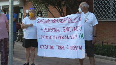 Acampada este fin de semana en Sanse en los terrenos del prometido centro de salud