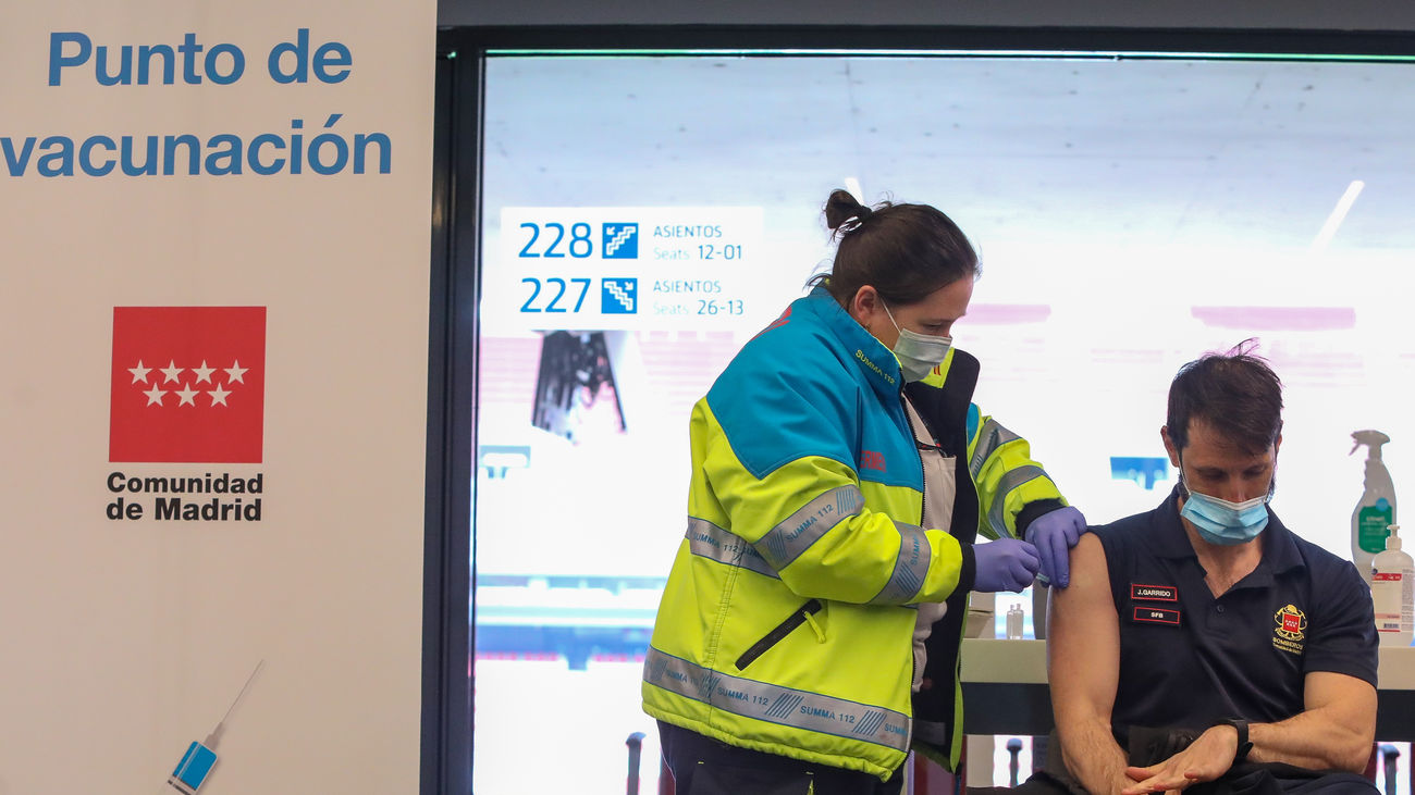 Madrid acelera su ritmo de vacunación frente a la Covid