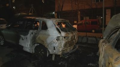 Varios coches quemados durante la madrugada en Pozuelo de Alarcón