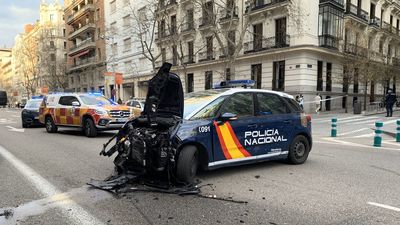 Cuatro detenidos y cuatro agentes heridos  en Serrano tras una persecución policial