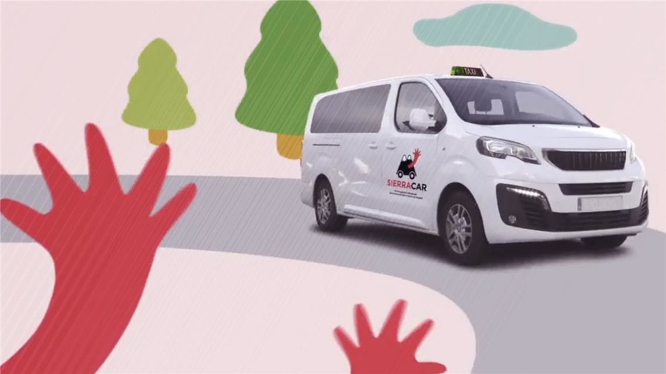 Así funciona el servicio de ‘taxi a demanda’ en la Sierra Norte de Madrid