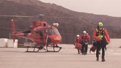 Así se preparan los bomberos de la Comunidad de Madrid para rescatar a un ciclista atrapado