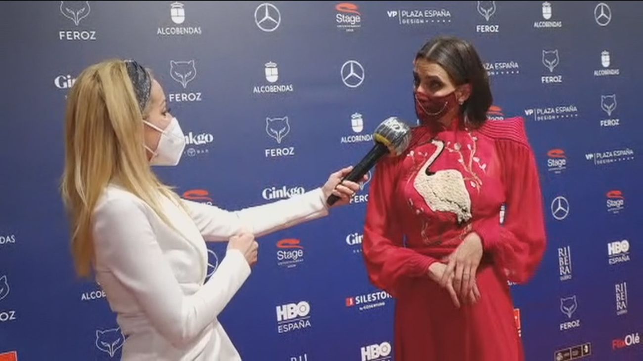 Macarena Gómez en los Premios Feroz: “Llevaba más de un año sin pisar una alfombra roja”