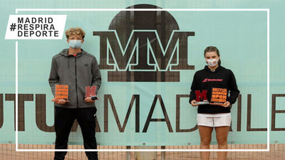 Martín Landaluce y Marta Soriano ganan la prueba especial del Mutua Madrid Open Sub'16 en la Caja Mágica