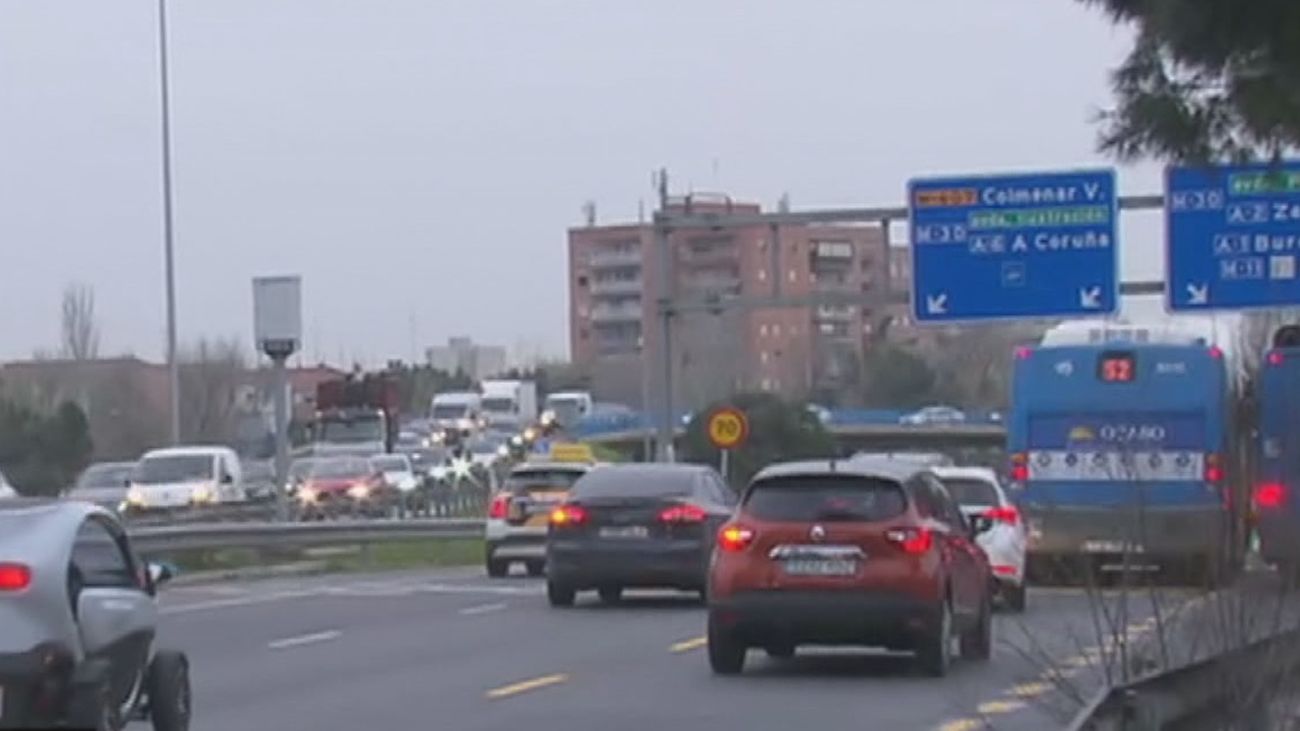 Cerrado ya y durante 11 meses el ramal que une la Castellana a la M-607