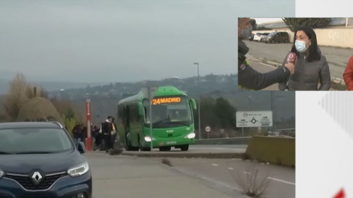 Los padres temen por sus hijos y piden un paso de peatones / TELEMADRID