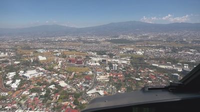 Visitamos la ciudad de San José, en Costa Rica, desde el aire