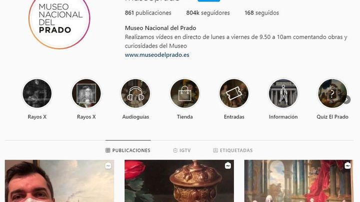 El periódico 'The New York Times' destaca en sus páginas la cuenta de Instagram del Museo del Prado / Instagram del Museo del Prado