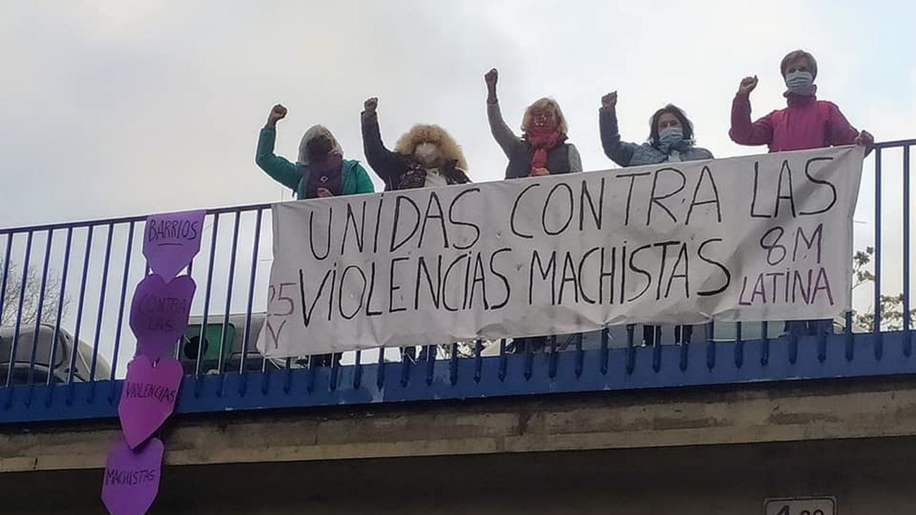 Protesta de la Asamblea 8M Distrito Latina