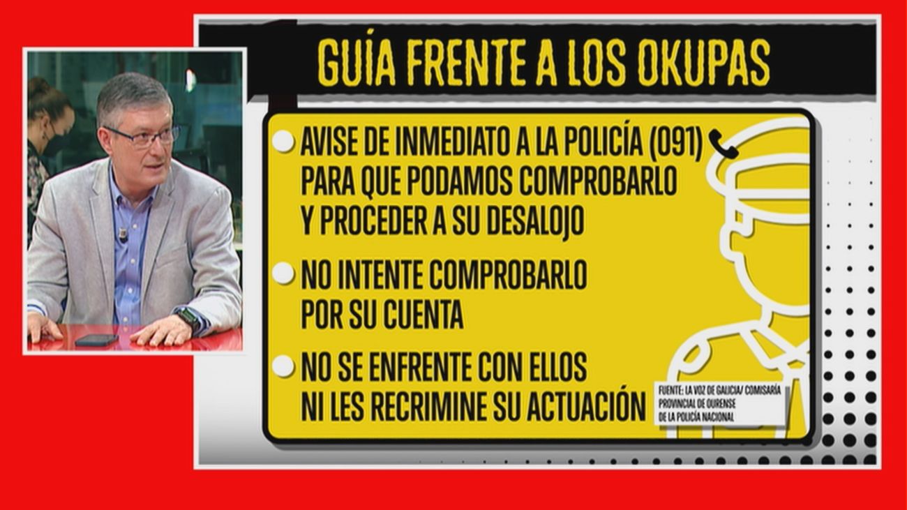Las recomendaciones básicas de la Policía para actuar frente a los okupas