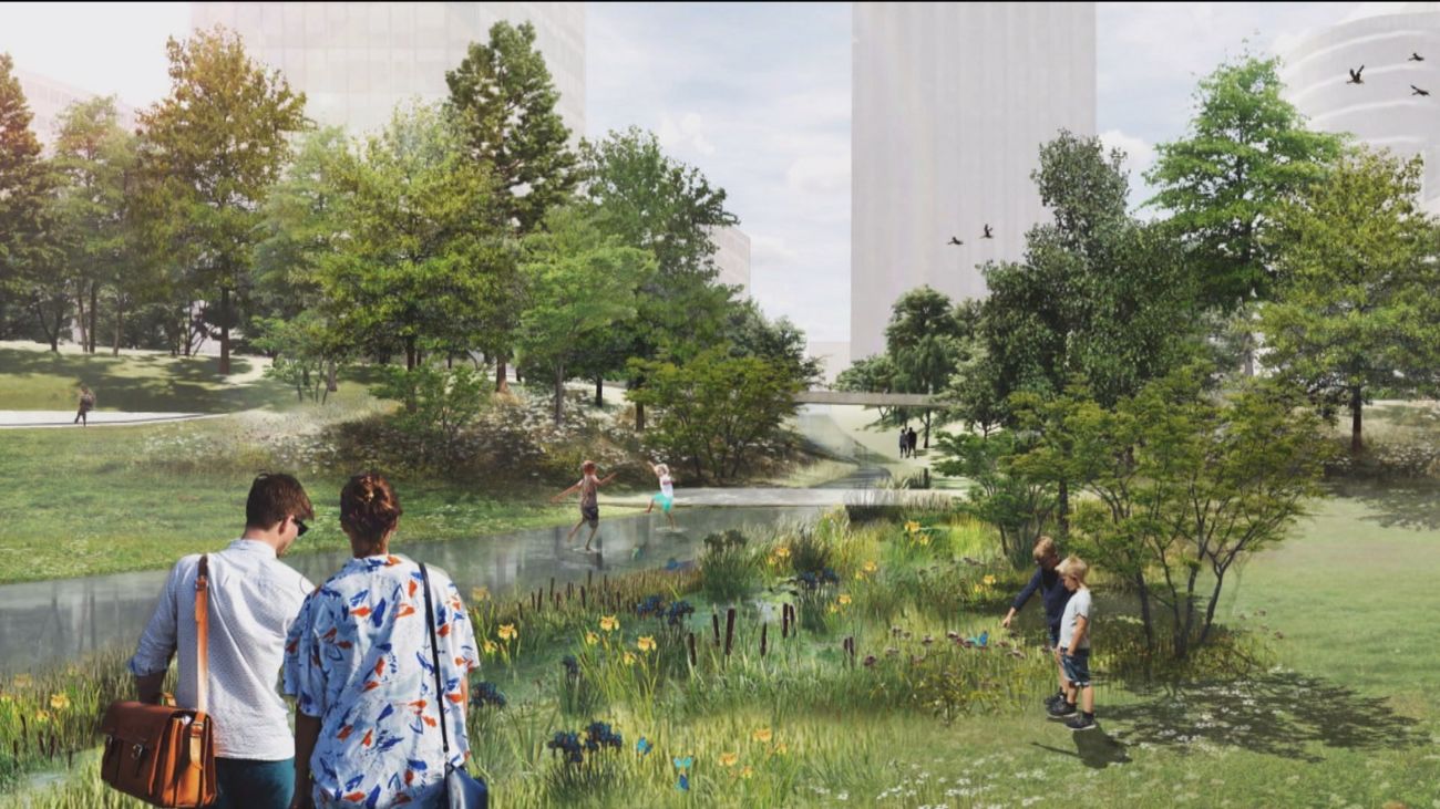 Así será el nuevo Azca, el corazón verde en pleno centro neurálgico de ocio y de negocios