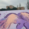 El mural feminista de Alcalá de Henares amanece vandalizado 24 horas antes del 8M