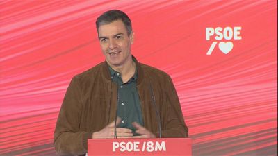 Sánchez critica a "enemigos del feminismo" que se "froten las manos" ante prohibición de las manifestaciones
