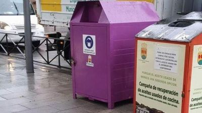 Roban en Alcorcón dos contenedores para desechar mascarillas