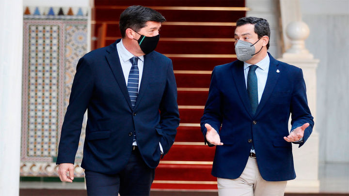 Juan Marín y Juan Manuel Moreno / EFE