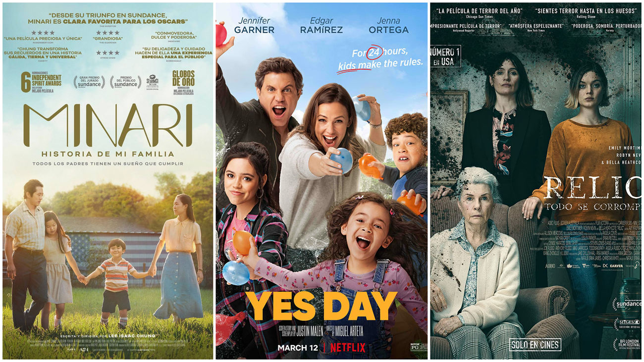 Estrenos de cine... contados de otra manera: de familias y abuelas