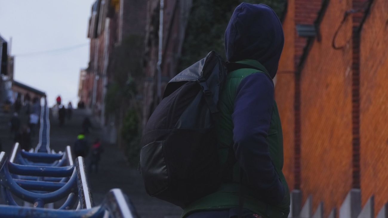 La escalera de Lieja, en Bélgica, una de las más extremas del mundo