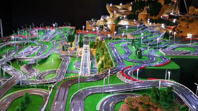 La pista de Scalextric más grande del mundo está en Getafe