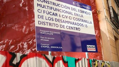 Paralizadas las obras del centro multifuncional en el Barrio de Las Letras por la aparición de restos arqueológicos