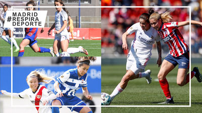 El Real Madrid, que se lleva el derbi ante el Atleti, y Madrid CFF no dan tregua por la zona alta