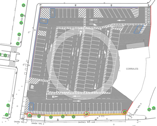 Proyecto de aparcamiento y pavimentación del recinto ferial de San Martín de la Vega / AYTO SAN MARTIN DE LA VEGA