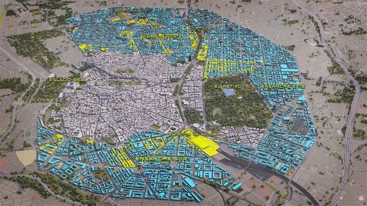 'Desmontando Madrid' reconstruye la expansión urbanística de la ciudad